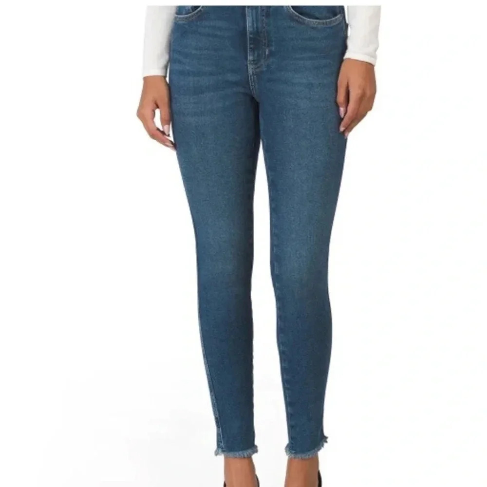 Free People Blue Skinny Stretch Denim Jeans
